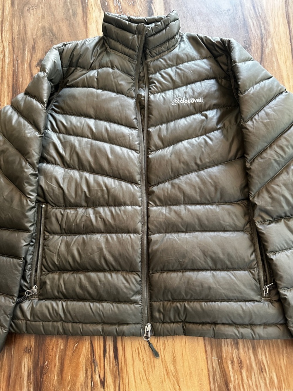 Cloudveil Men's Endless Down Jacket Sz M Brown